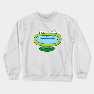 THE MEXICAN WIDE-MOUTHED FROG OF SOUTHERN SRI-LANKA Crewneck Sweatshirt